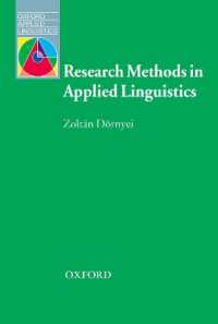 Oxford Applied Linguistics Research Methods in Applied Linguistics