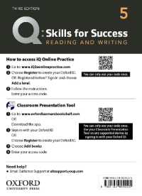 Q: Skills for Success: Level 5: Reading and Writing Teacher's Access Card (Q: Skills for Success) （3RD）