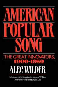 American Popular Song : The Great Innovators 1900-1950