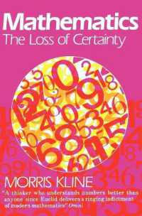 Mathematics : The Loss of Certainty (Galaxy Books)