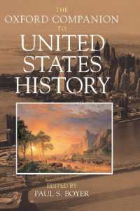 オックスフォード版　米国史便覧<br>The Oxford Companion to United States History (Oxford Companions)