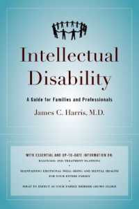知的障害：家族と専門家のためのガイド<br>Intellectual Disability : A Guide for Families and Professionals