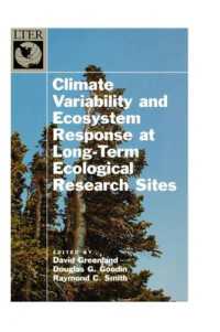Climate Variability and Ecosystem Response in Long-Term Ecological Research Sites (The ^along-term Ecological Research Network Series)