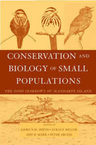 Conservation and Biology of Small Populations : The Song Sparrows of Mandarte Island