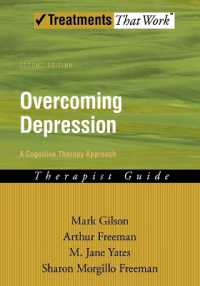 Overcoming Depression: A Cognitive Therapy Approach : Therapist Guide (Treatments That Work)