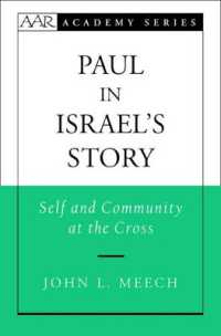 Paul in Israel's Story : Self and Community at the Cross (Aar Academy Series)