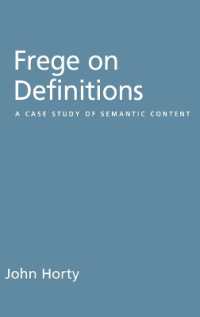 Frege on Definitions : A Case Study of Semantic Content