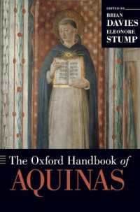 オックスフォード版　アクィナス・ハンドブック<br>The Oxford Handbook of Aquinas (Oxford Handbooks)