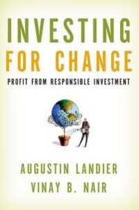社会的責任投資<br>Investing for Change : Profit from Responsible Investment