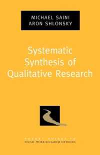 Systematic Synthesis of Qualitative Research (Pocket Guides to Social Work Research Methods)