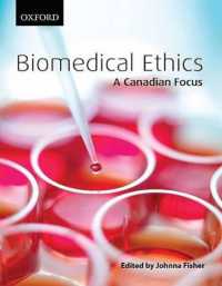 Biomedical Ethics : A Canadian Focus