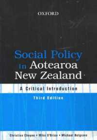 Social Policy in Aotearoa New Zealand （3RD）