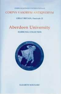 Corpus Vasorum Antiquorum, Great Britain Aberdeen University : Marischal Museum Collection (Corpus Vasorum Antiquorum)