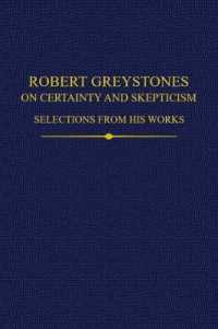 Robert Greystones on Certainty and Skepticism : Selections from His Works (Auctores Britannici Medii Aevi)