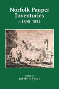 Norfolk Pauper Inventories, c.1690-1834 (Records of Social and Economic History)