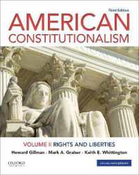 American Constitutionalism : Volume II: Rights and Liberties （3RD）