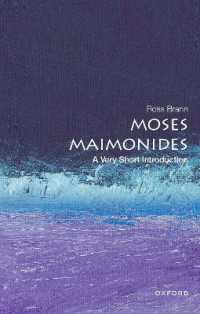 Moses Maimonides: a Very Short Introduction (Very Short Introductions)