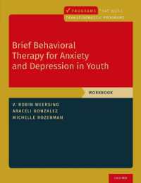 Brief Behavioral Therapy for Anxiety and Depression in Youth : Workbook (Programs That Work)