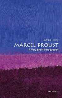 VSIプルースト<br>Marcel Proust : A Very Short Introduction (Very Short Introductions)