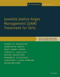 Juvenile Justice Anger Management (JJAM) Treatment for Girls : Facilitator Guide and Participant Materials (Programs That Work)