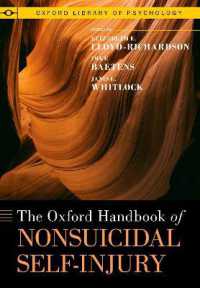 The Oxford Handbook of Nonsuicidal Self-Injury (Oxford Library of Psychology)
