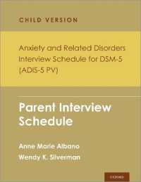 Anxiety and Related Disorders Interview Schedule for DSM-5, Child and Parent Version : Parent Interview Schedule - 5 Copy Set (Programs That Work)
