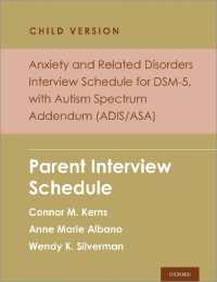 Anxiety and Related Disorders Interview Schedule for DSM-5, Child and Parent Version, with Autism Spectrum Addendum (ADIS/ASA) : Parent Interview Schedule - 5 Copy Set (Programs That Work)