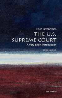 VSI米国最高裁（第３版）<br>The U.S. Supreme Court : A Very Short Introduction (Very Short Introductions) （3RD）