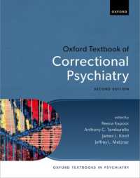 Oxford Textbook of Correctional Psychiatry （2ND）