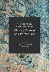 The Oxford Handbook of Climate Change and Private Law (Oxford Handbooks)