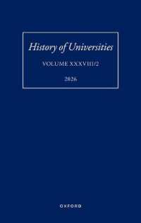 History of Universities: Volume XXXVIII/2 (History of Universities Series)