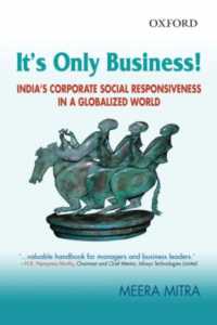 インドにおける企業の社会的責任への対応<br>It's Only Business! : India's Corporate Social Responsiveness in a Globalized World