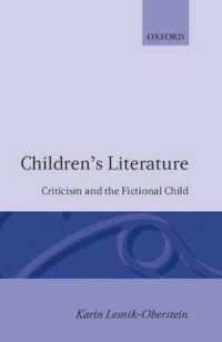 Children's Literature : Criticism and the Fictional Child