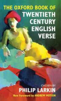 The Oxford Book of Twentieth Century English Verse (Oxford Books of Verse)