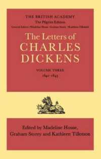 The Pilgrim Edition of the Letters of Charles Dickens: Volume 3. 1842-1843 (The Pilgrim Edition of the Letters of Charles Dickens)