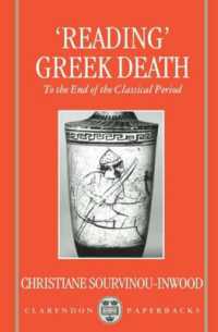 'Reading' Greek Death : To the End of the Classical Period
