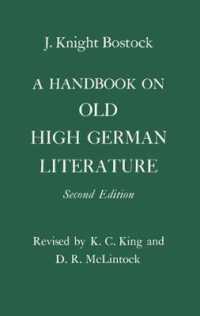 A Handbook on Old High German Literature