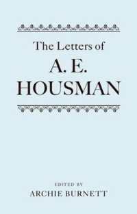 The Letters of A. E. Housman : Two-volume set