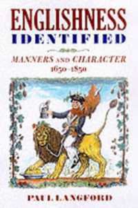 Englishness Identified / Langford, Paul - 紀伊國屋書店ウェブストア