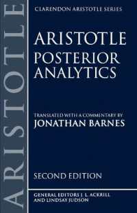 Posterior Analytics (Clarendon Aristotle Series) （2ND）