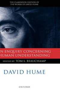 『人間知性論』』（クラレンドン版著作集）<br>An Enquiry concerning Human Understanding : A Critical Edition (Clarendon Hume Edition Series)