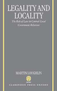 Legality and Locality : The Role of Law in Central-Local Government Relations
