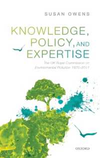 Knowledge, Policy, and Expertise : The UK Royal Commission on Environmental Pollution 1970-2011