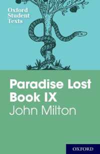 Oxford Student Texts: John Milton: Paradise Lost Book IX (Oxford Student Texts)