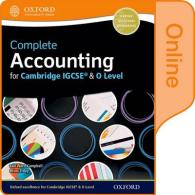 Complete Accounting for Cambridge O Level & Igcse : Online Student Book (Cie Igcse Complete) （PSC）