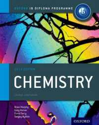 IBディプロマ対応テキスト　化学：コースブック<br>Oxford IB Diploma Programme: Chemistry Course Companion (Oxford Ib Diploma Programme) （2014TH）