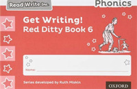 Read Write Inc. Phonics: Get Writing! Red Ditty Book 6 Pack of 10 (Read Write Inc. Phonics)