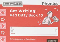Read Write Inc. Phonics: Get Writing! Red Ditty Book 10 Pack of 10 (Read Write Inc. Phonics)