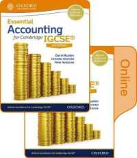 Essential Accounting for Cambridge Igcse + Online Student Book (Cie Igcse Essential) （2 PCK PAP/）