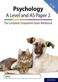 The Complete Companions for AQA Fourth Edition: 16-18: AQA Psychology a Level: Year 1 and AS Paper 2 Exam Workbook (The Complete Companions for Aqa Fourth Edition)